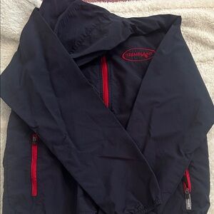 Tremblant Navy Jacket with Red Accents